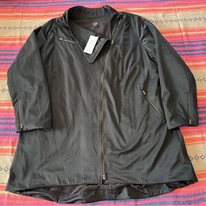 ❕NWT❕Eileen Fisher Long Moto Jacket